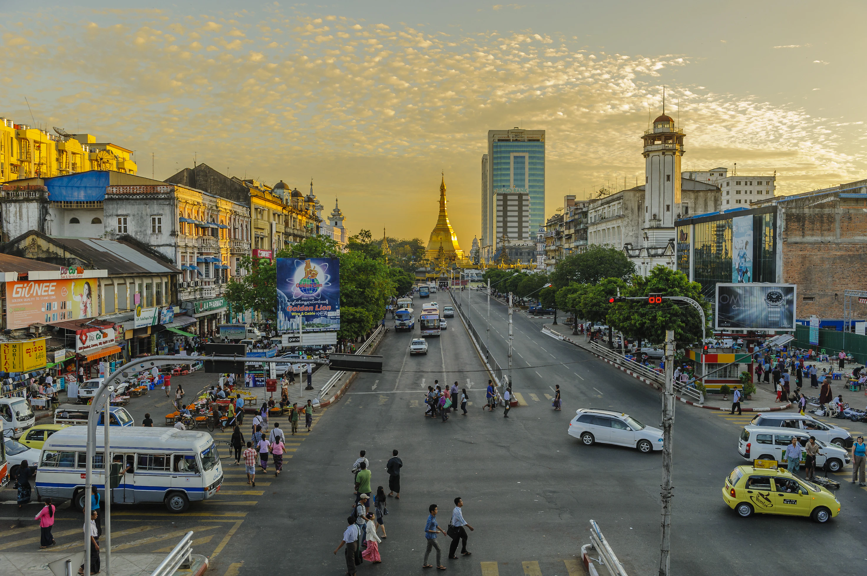 Столица Мьянмы Янгон