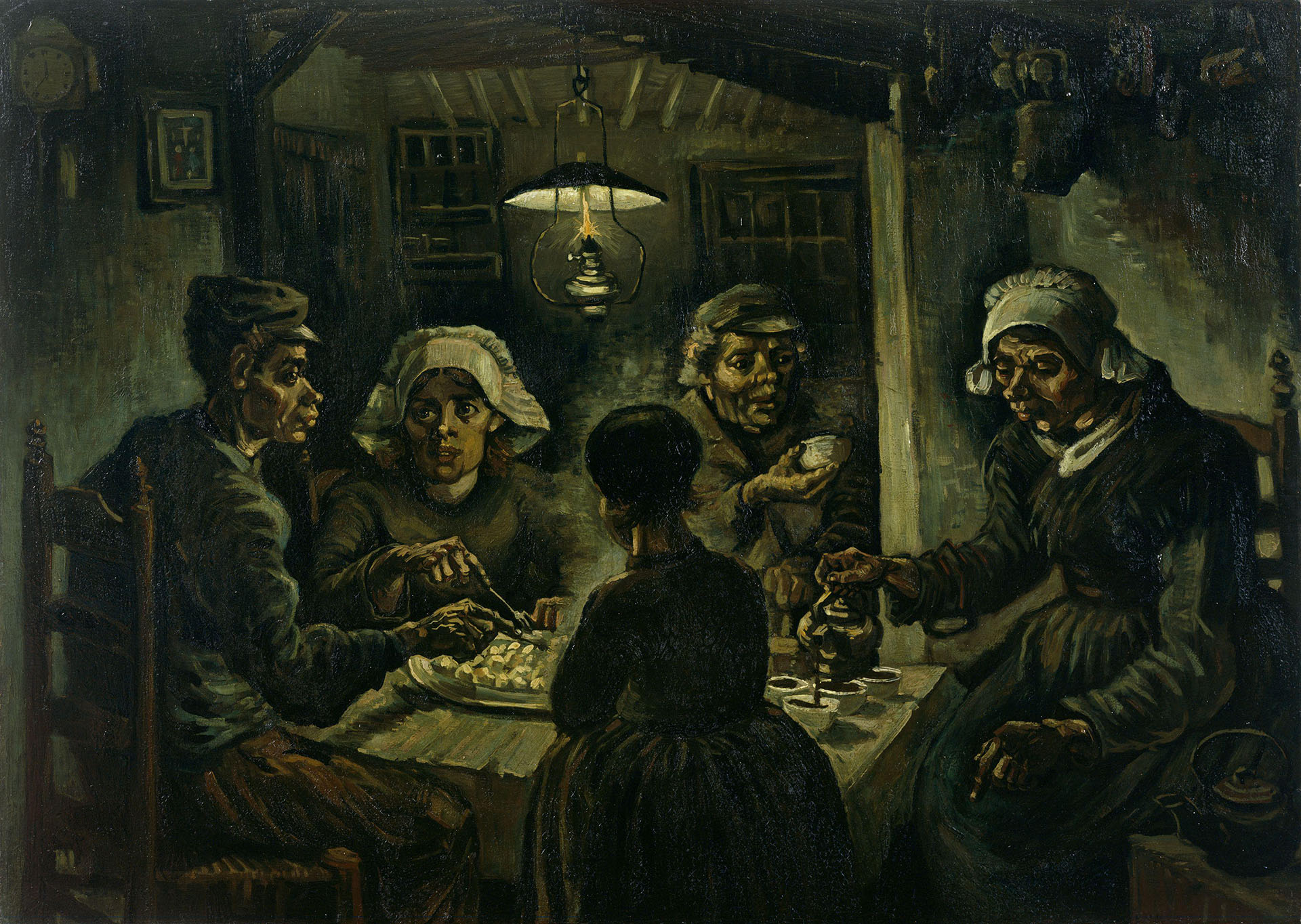 «Едоки картофеля», 1885 год