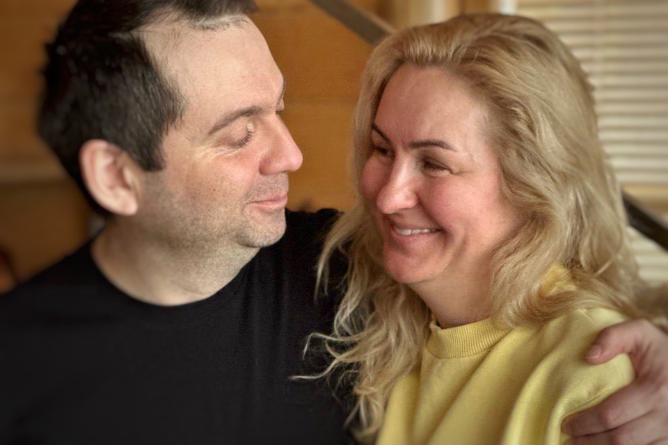 Андрей Чибис с женой Евгенией