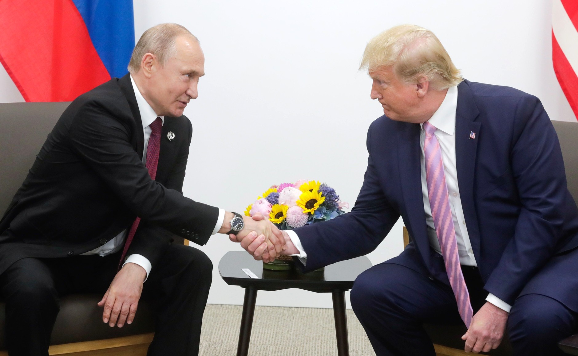 Владимир Путин и Дональд Трамп 