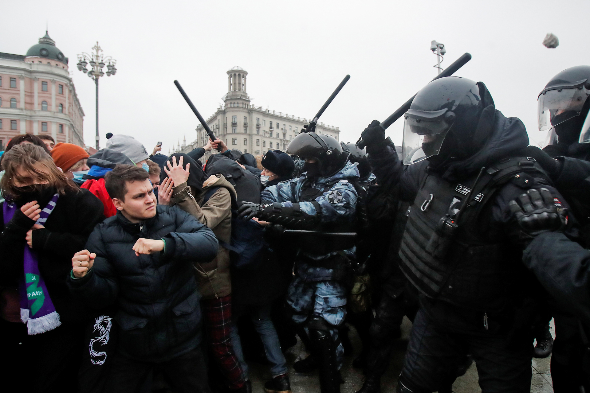 Как прошел митинг в поддержку Навального в Москве