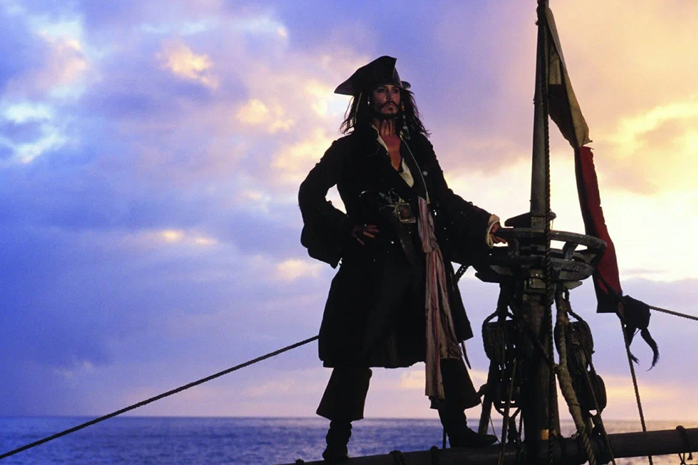 Кадр из фильма  «Пираты Карибского моря»