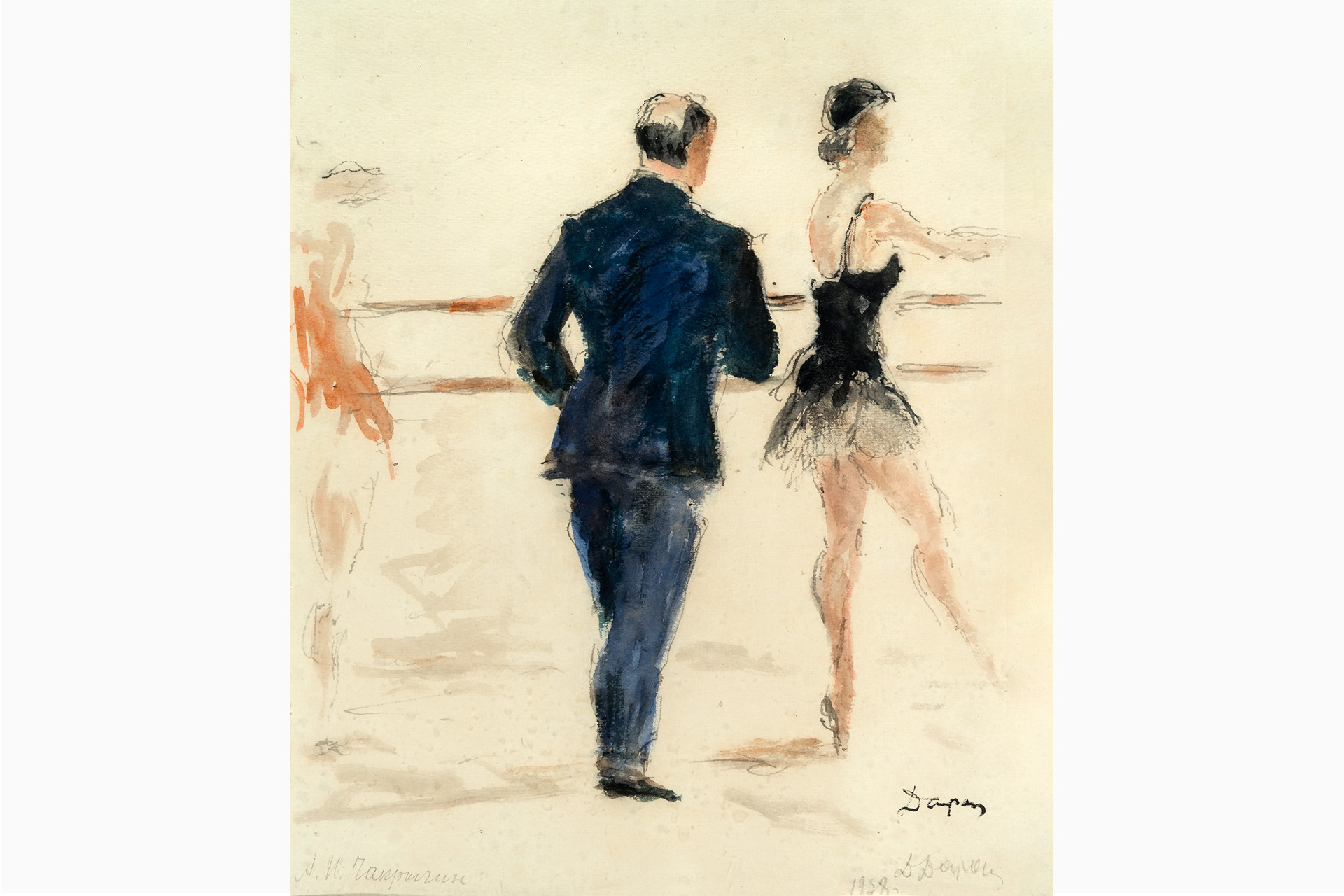 Даниил Даран, «В балетном классе», 1938 год