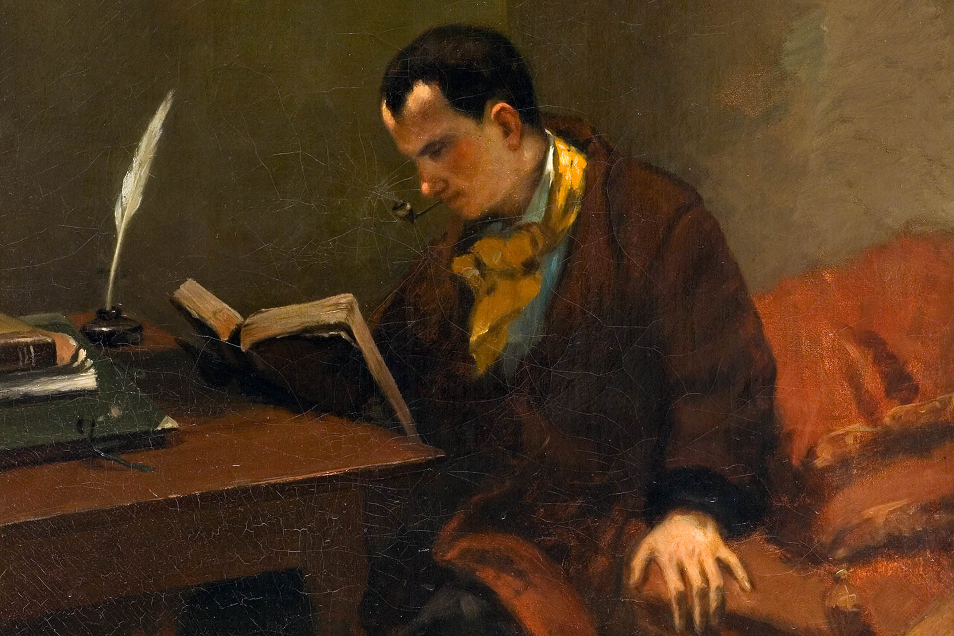 Гюстав Курбе. Портрет Шарля Бодлера, 1848 год