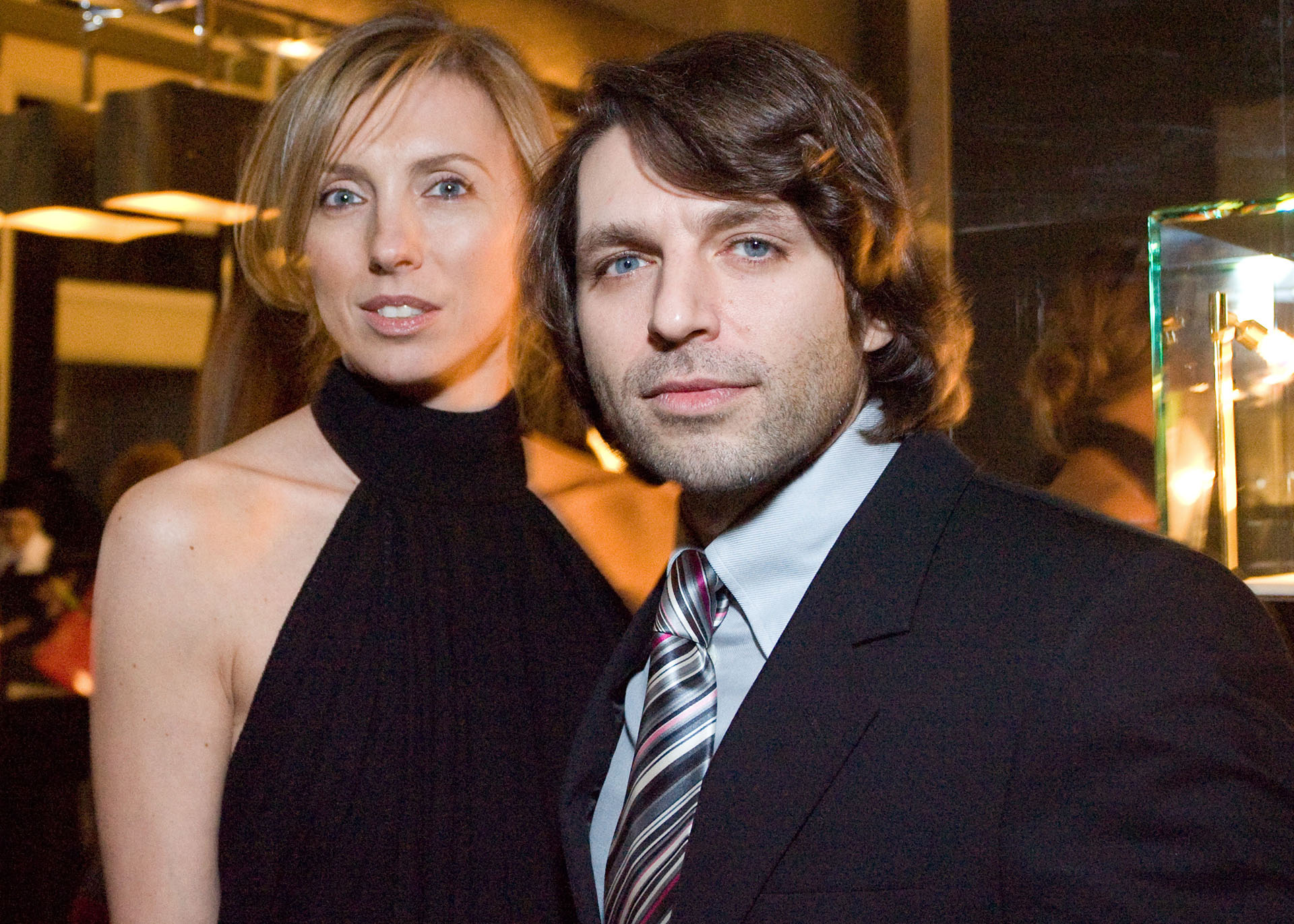 Светлана Бондарчук и Николай Усков на церемонии награждения «GQ 100 самых стильных» в ресторане GQ Bar, 20 февраля 2008 года