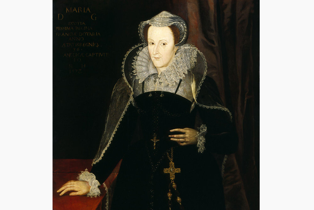Николас Хиллиард. Портрет  Марии Стюарт. ок. 1578 года
