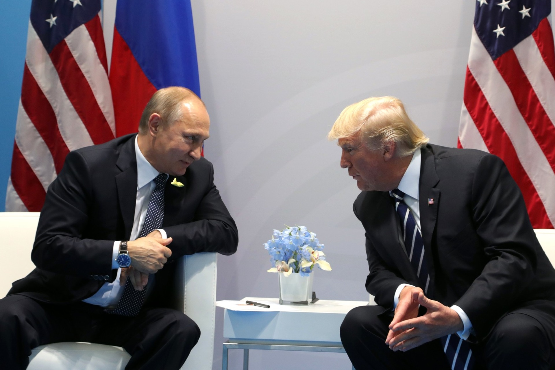 Владимир Путин и Дональд Трамп 