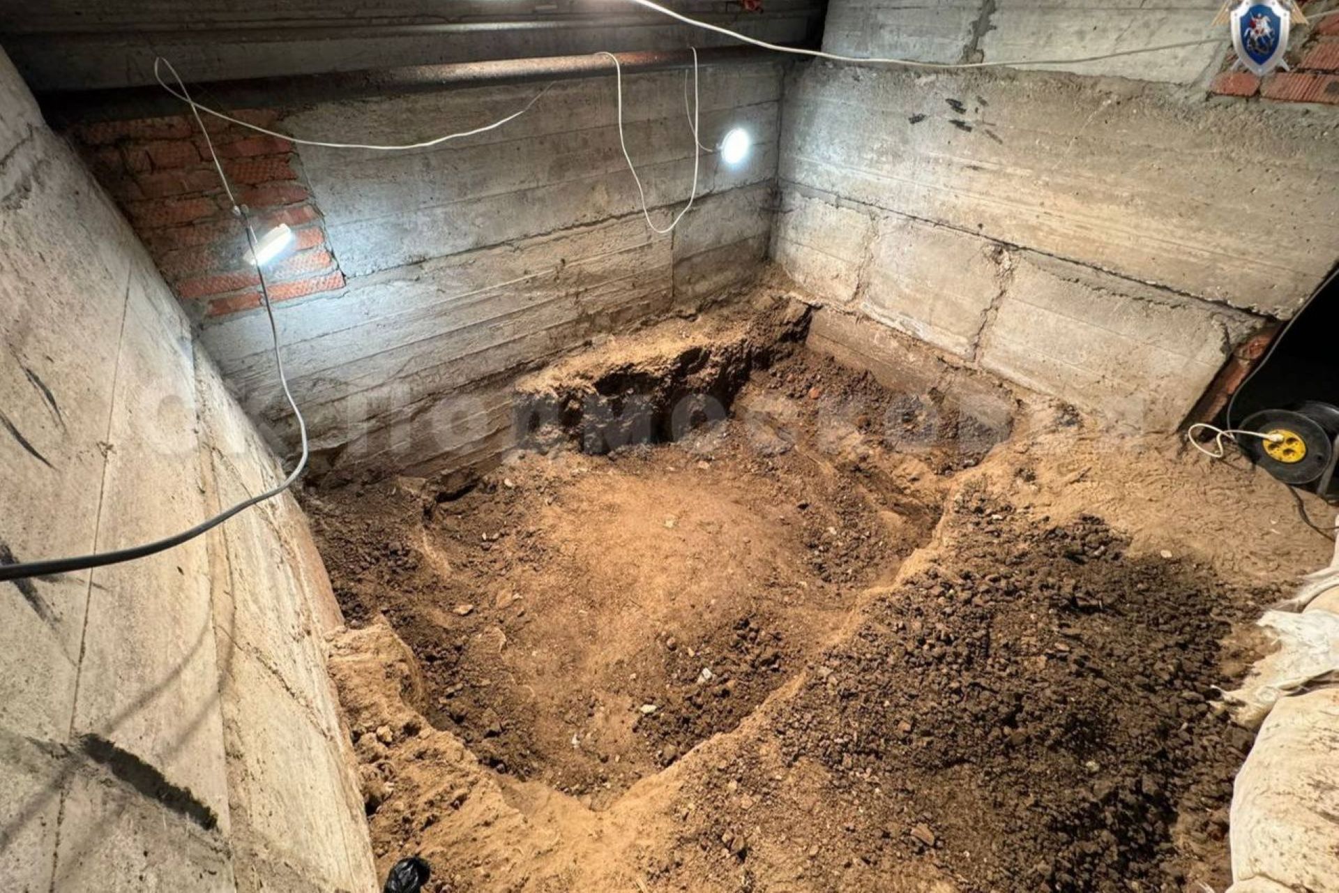 Место, где мужчина спрятал тело