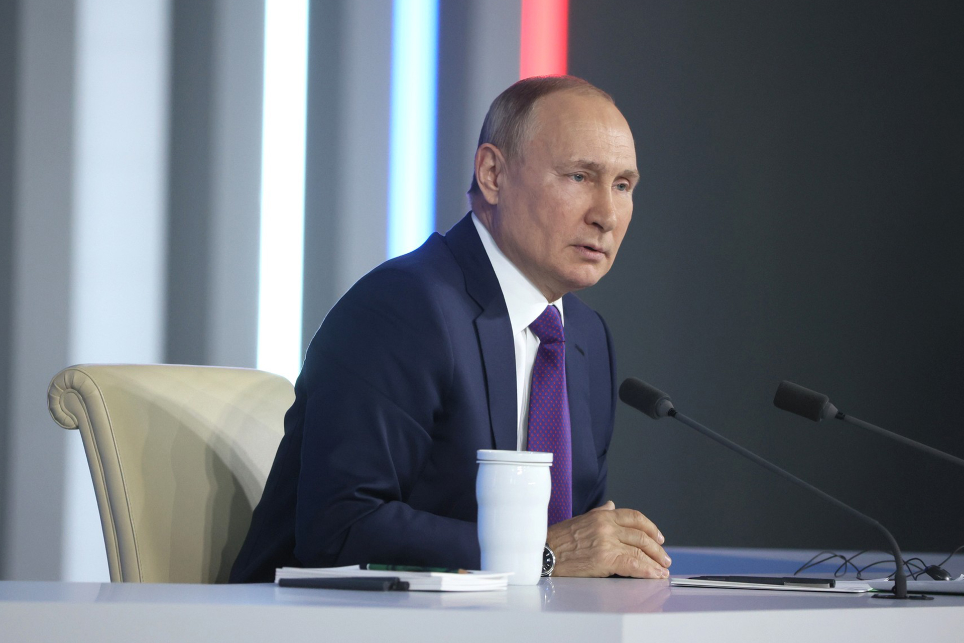 В ходе большой пресс-конференции Владимира Путина