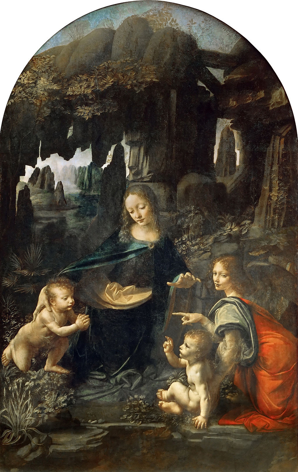 «Мадонна в гроте», 1483-1486 годы