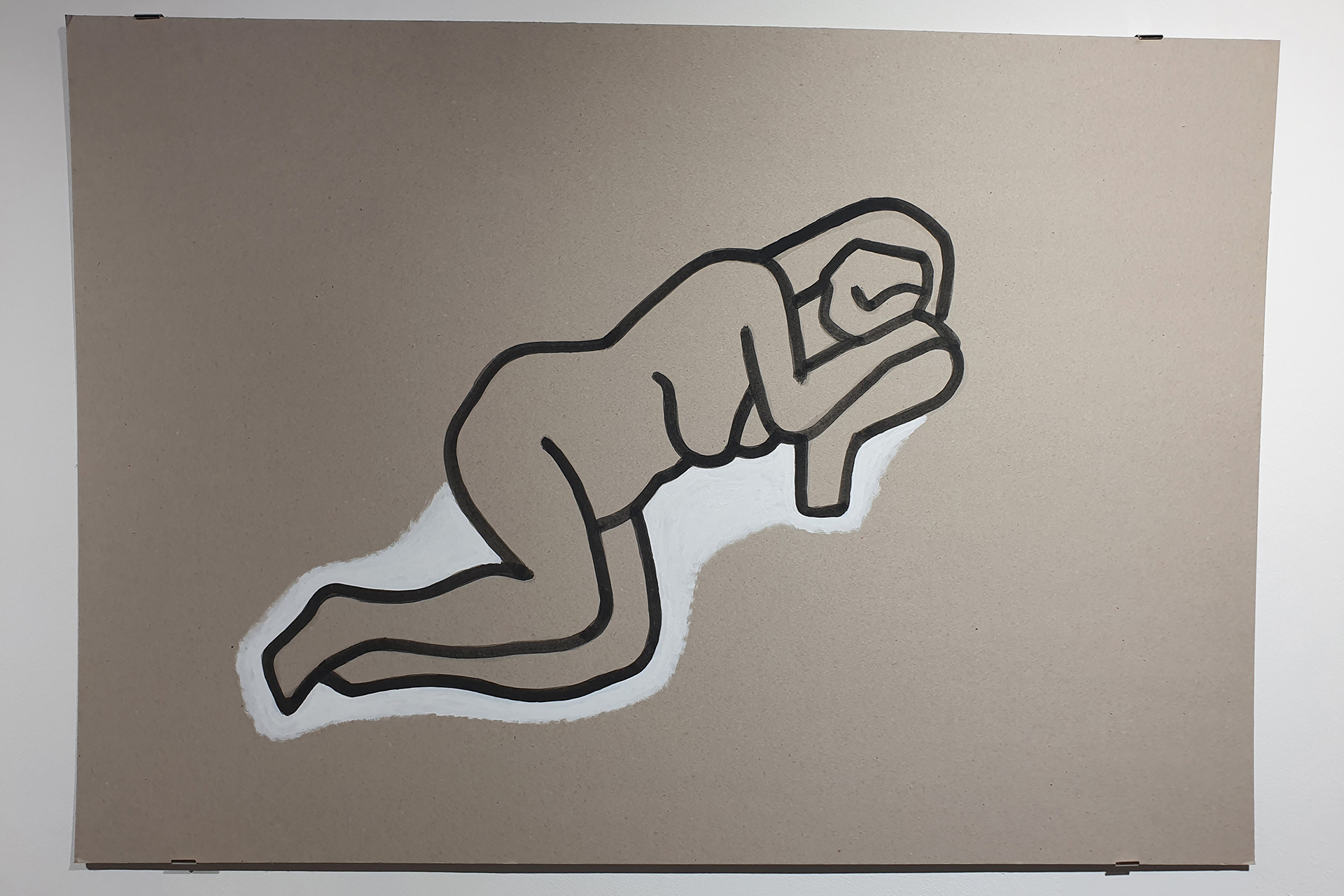 Аня Желудь, работа с выставки «Искусство, из которого сделана реальность» в PA Gallery, 2020 год