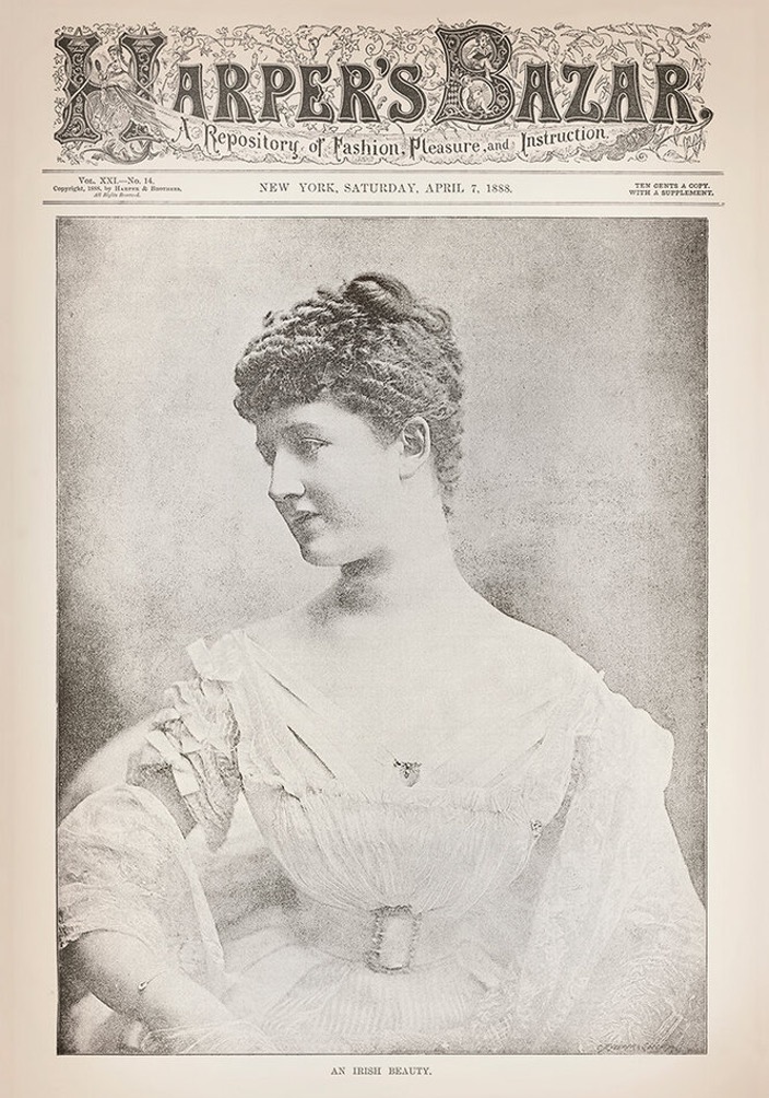Обложка Harper's Bazar 1888 года