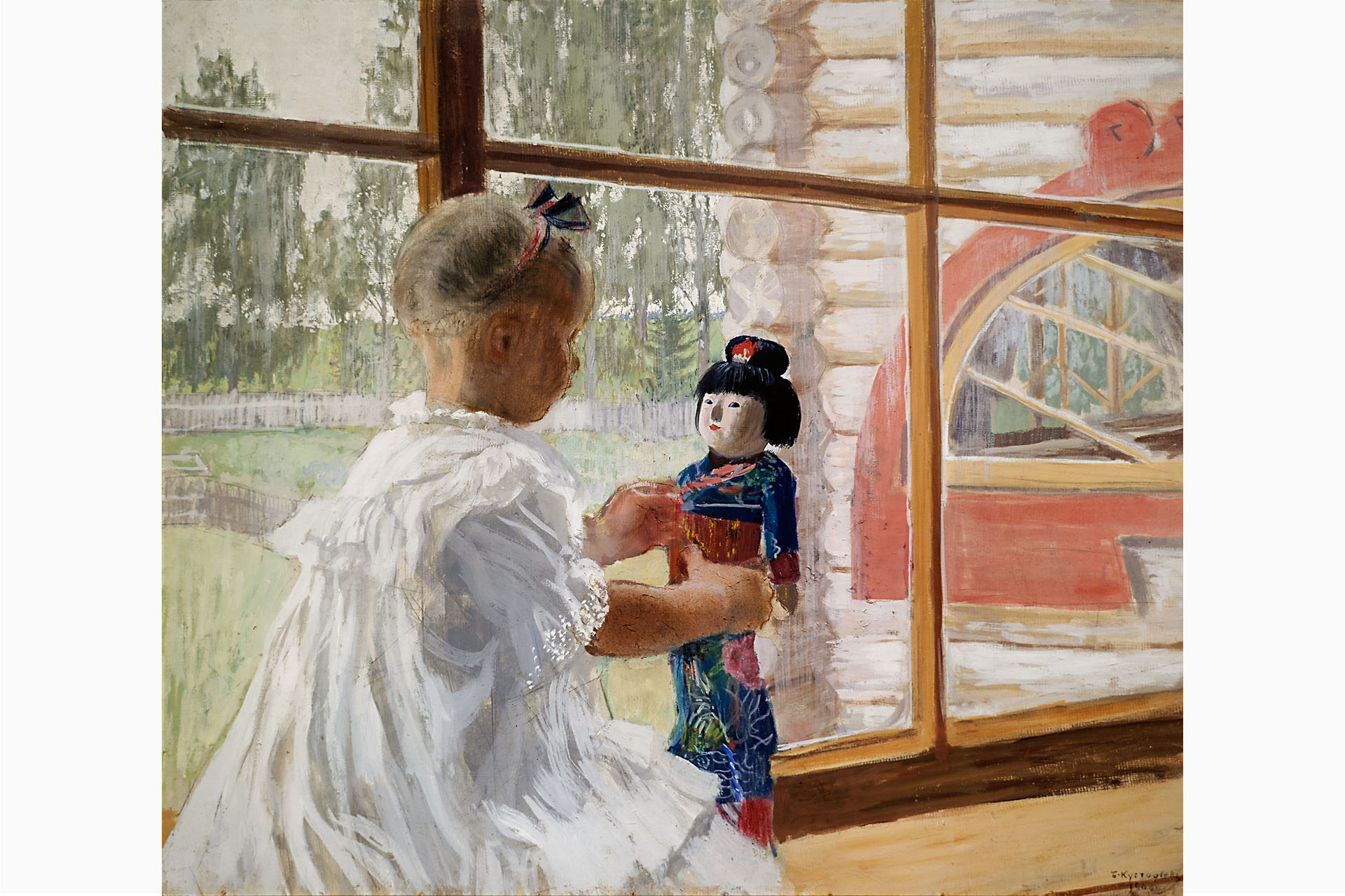 Борис Кустодиев «Японская кукла», 1908 год
