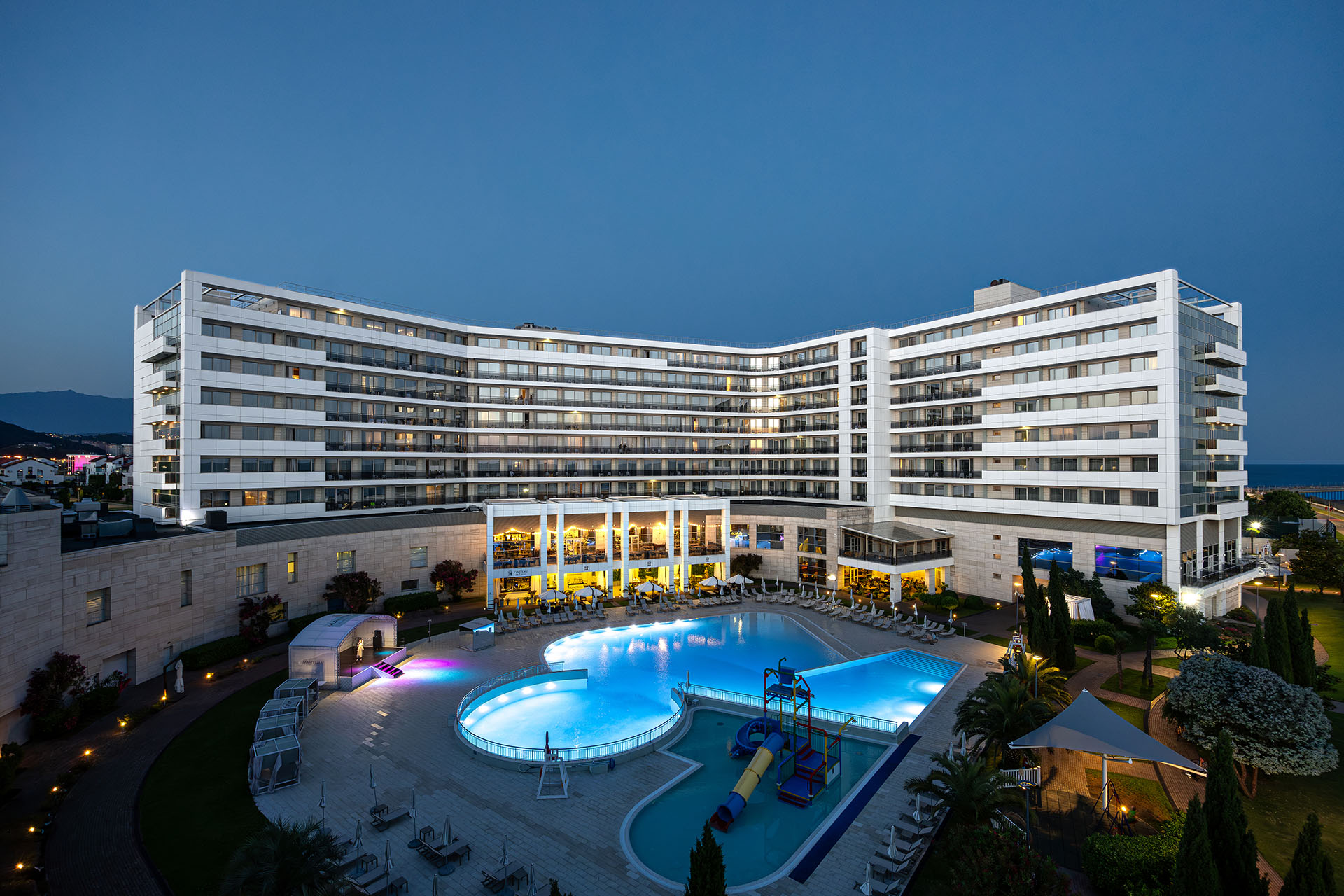 Вид на пятизвездочный комплекс Mantera Resort & Congress