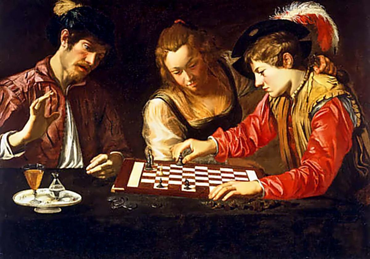 «Игроки в шахматы» (школа Караваджо) — Википедия