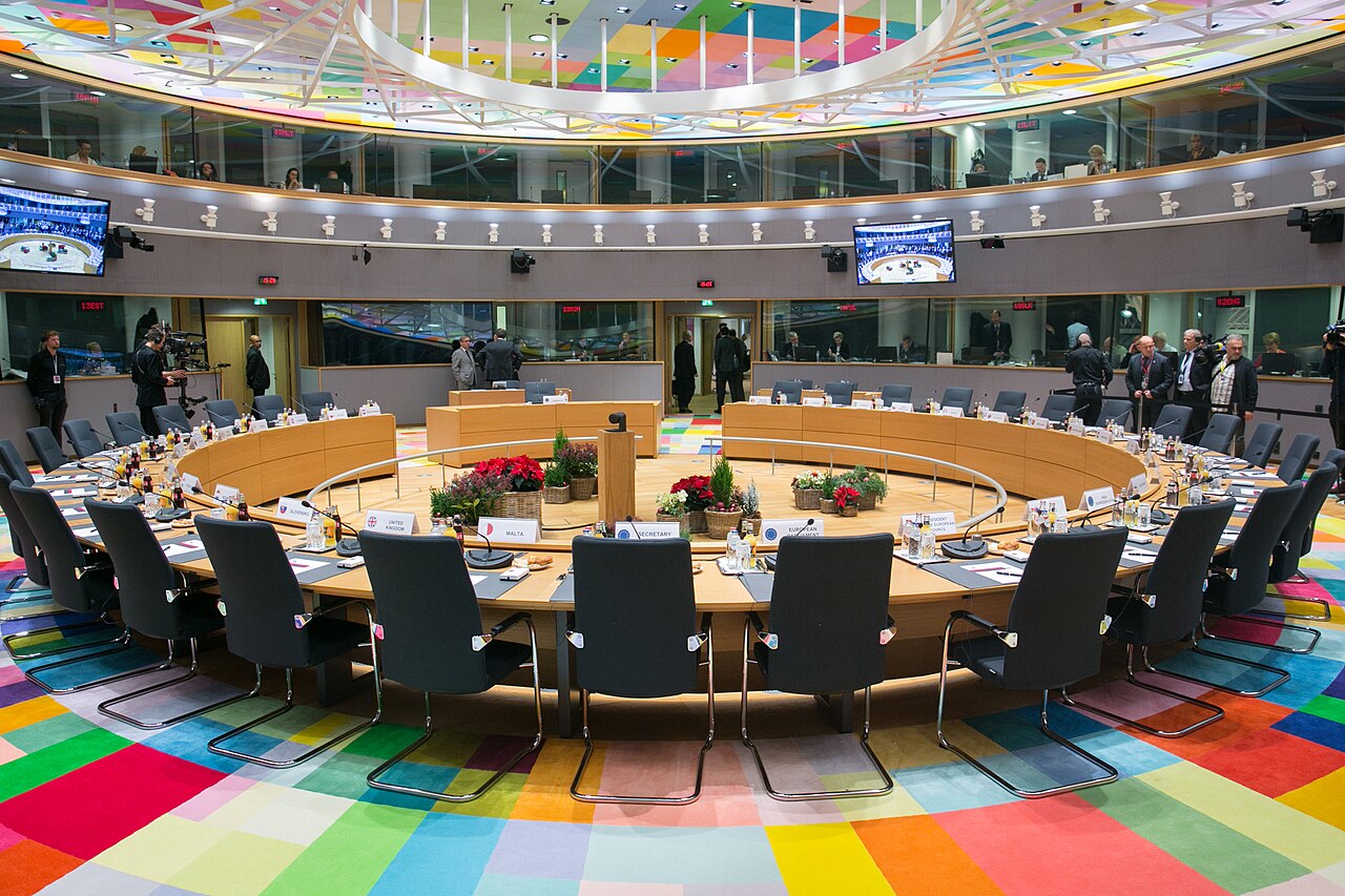 Зал Европейского совета в Брюсселе