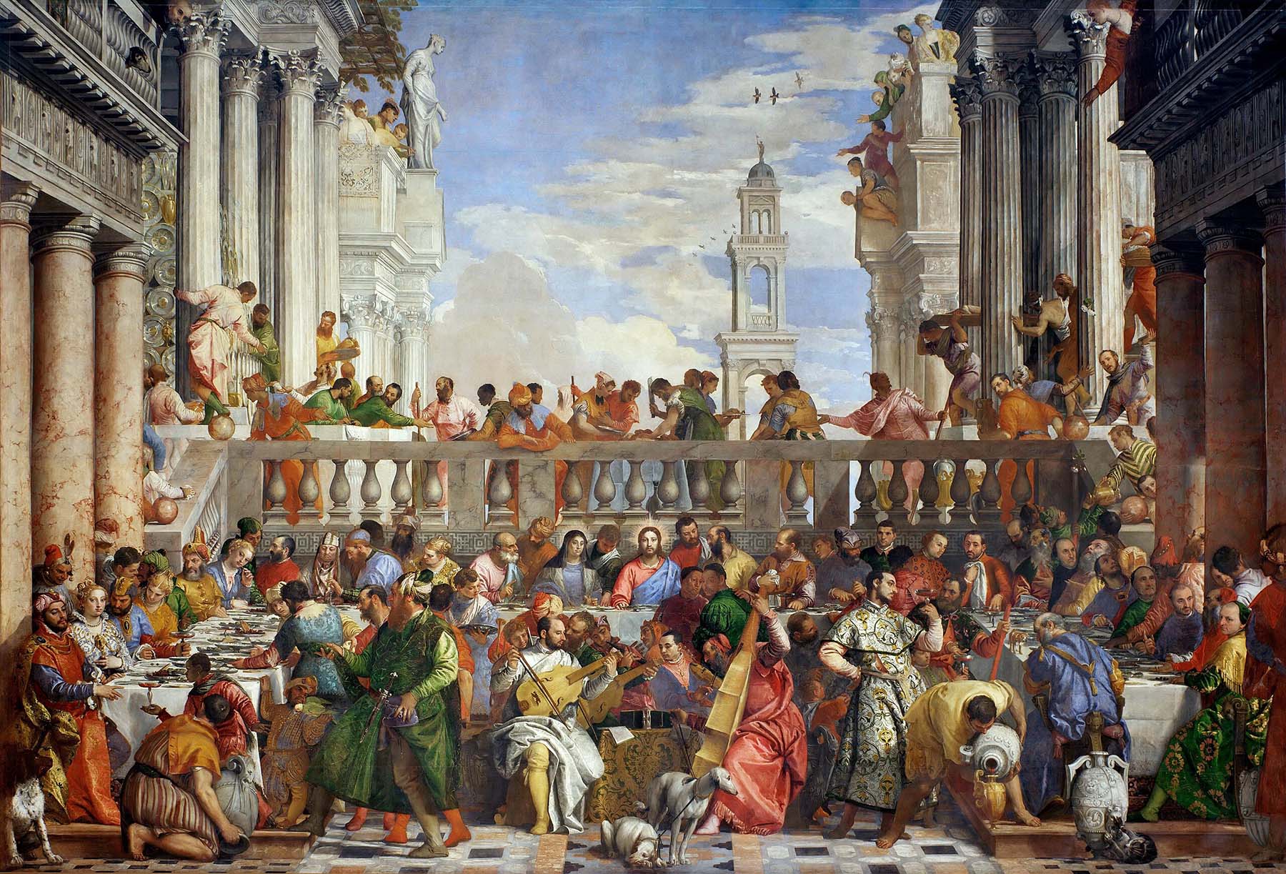 Паоло Веронезе, «Брак в Кане Галилейской», 1562–1563 годы
