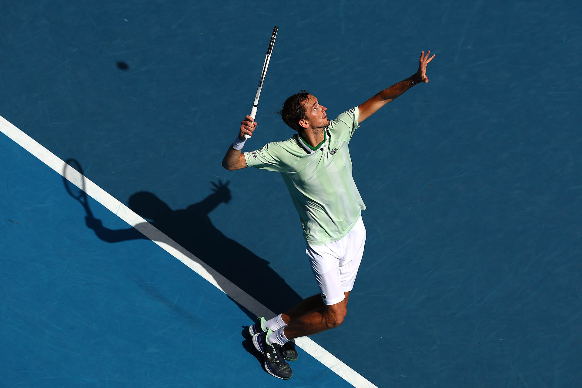 Даниил Медведев во время чемпионата по теннису Australian Open, 2022 год