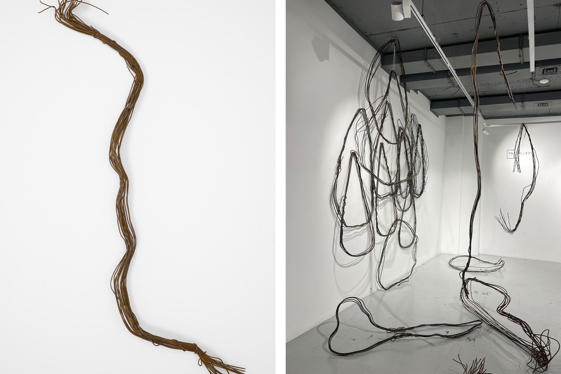 Аня Желудь, тотальная инсталляция «Абзац» в PA Gallery, 2025 год