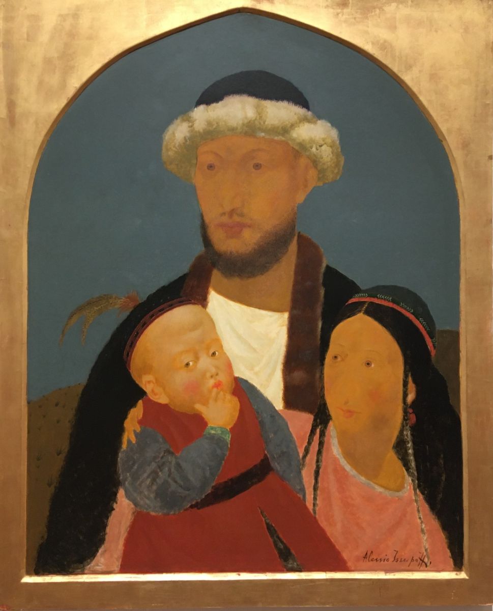 Алексей Исупов. «Отец с детьми». 1921. ГТГ