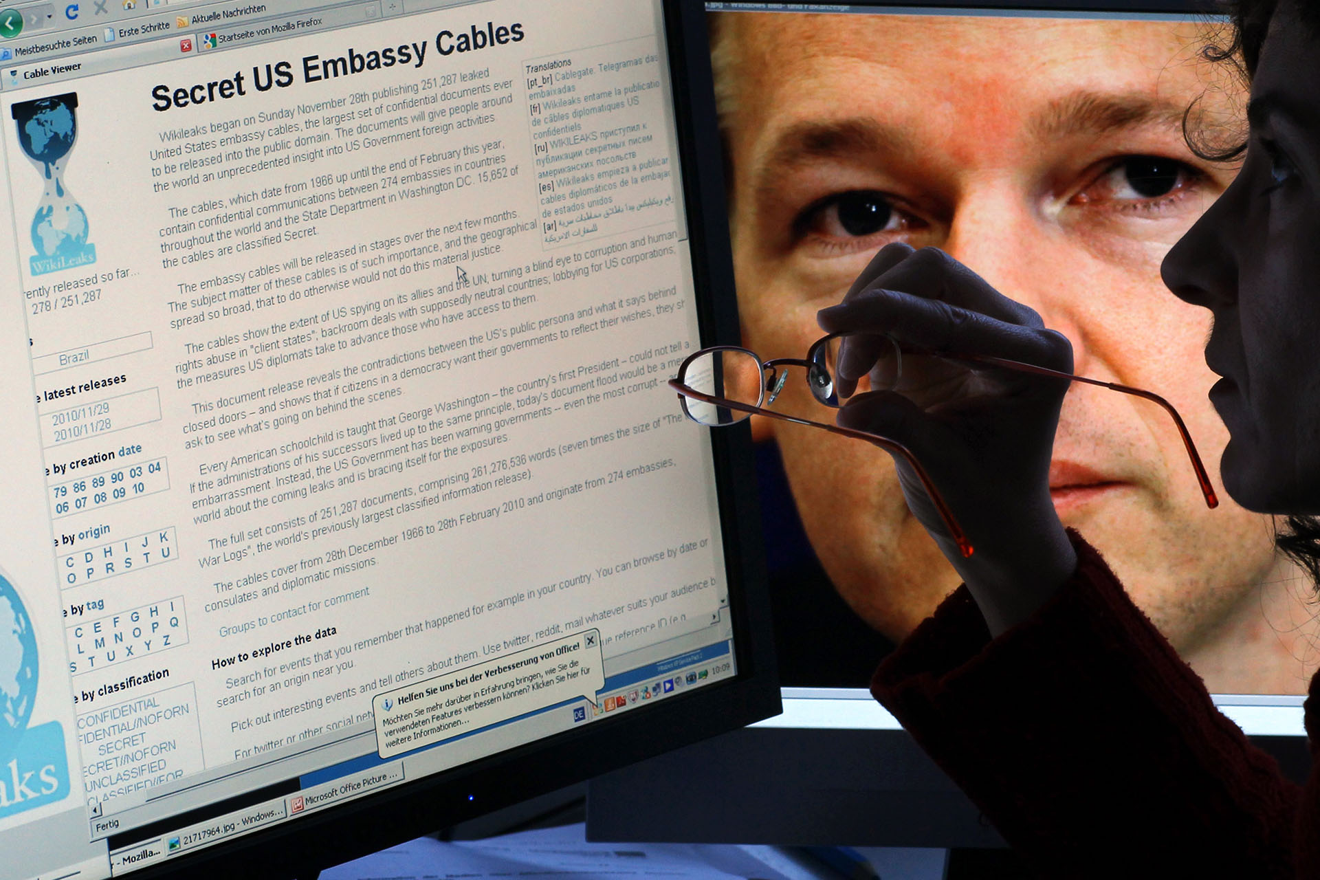 Публикации конфиденциальных переписок американских дипломатов на сайте WikiLeaks, 30 ноября 2011 года