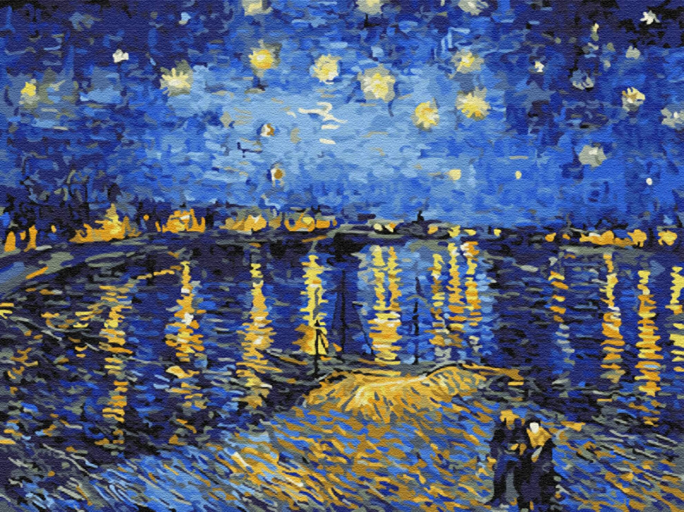 «Звёздная ночь над Роной» Винсент Ван Гог