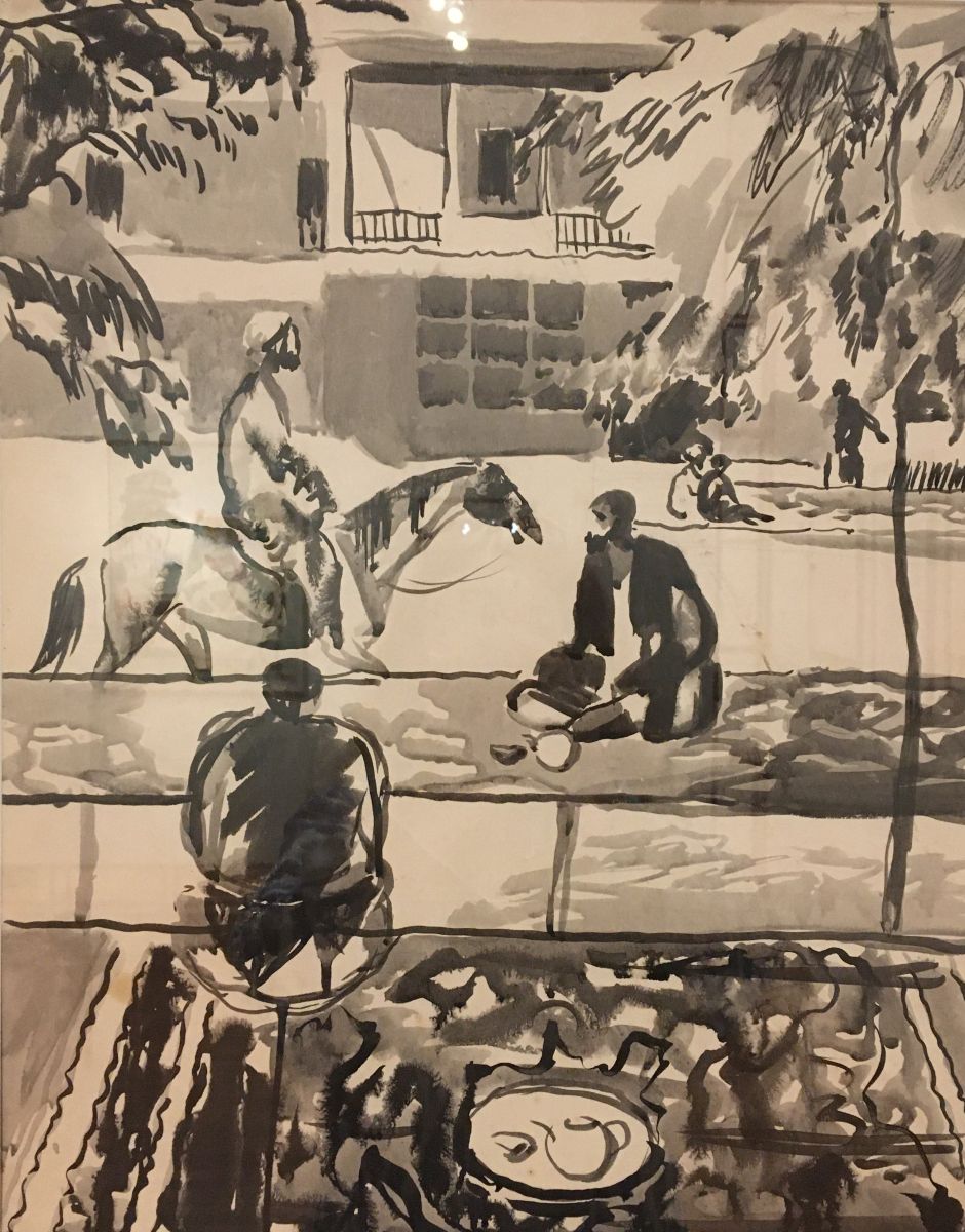 Варшам Еремян. «Чайхона у дороги». 1927. ГТГ