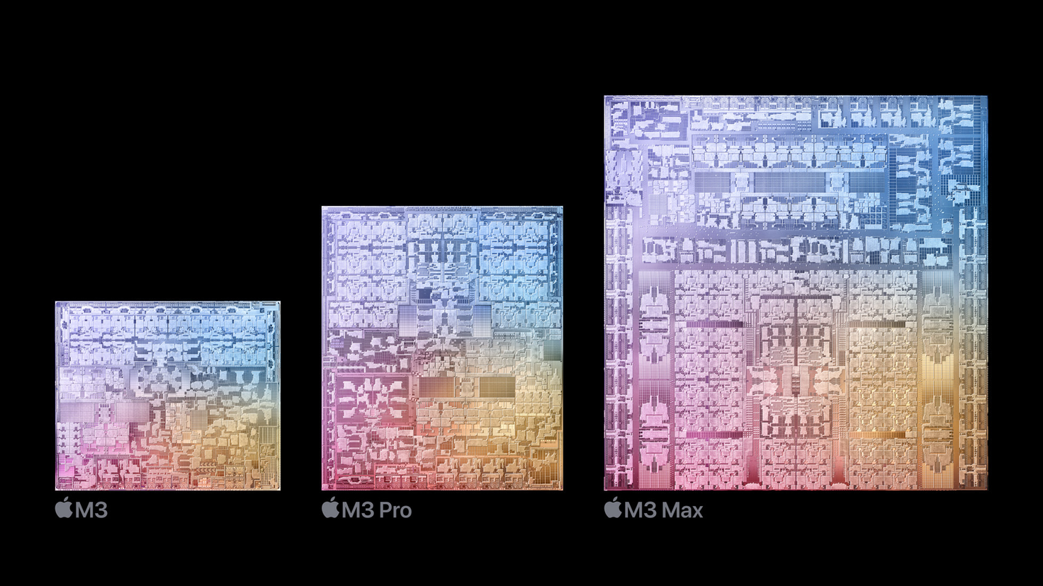 Новые процессоры M3, M3 Pro и M3 Max