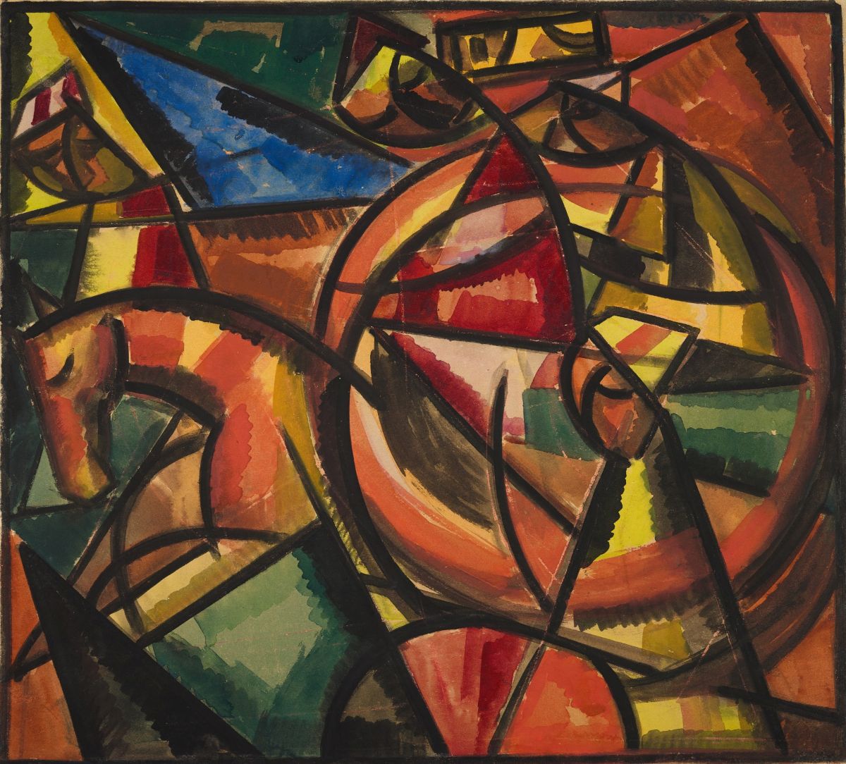 Александр Волков. «На арбе». 1921. ГТГ