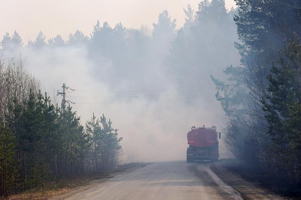 Лесной пожар в Свердловской области, 5 мая 2023 года
