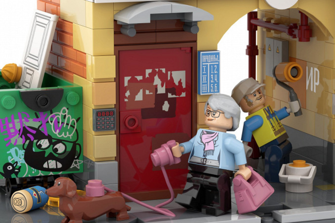 Художник создал петербургский набор Lego
