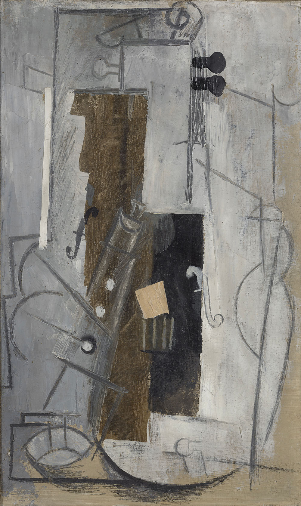 Пабло Пикассо «Флейта и скрипка», 1913 год
