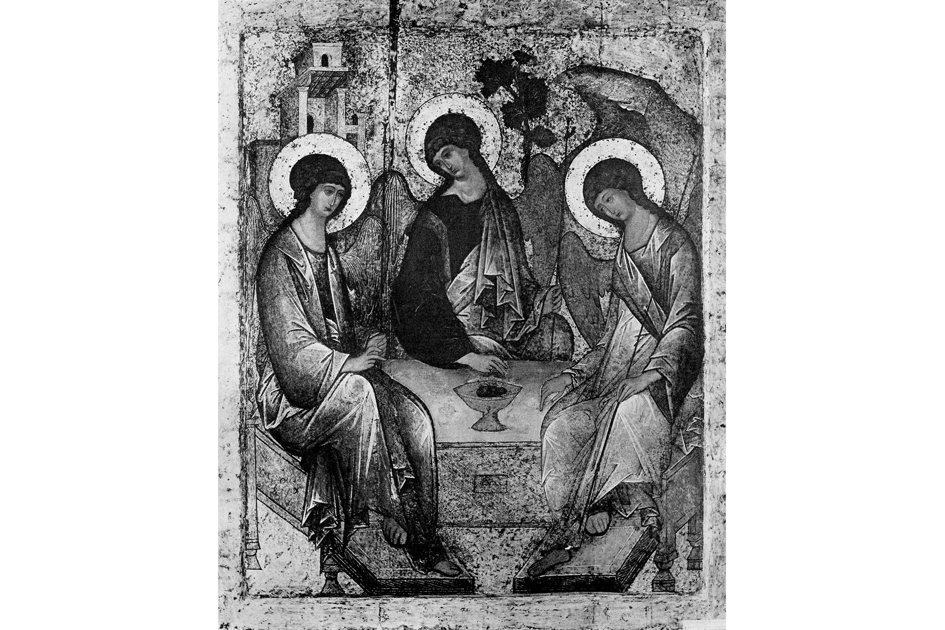 Фотография «Троицы» после реставрации Василием Гурьяновым, 1905 год