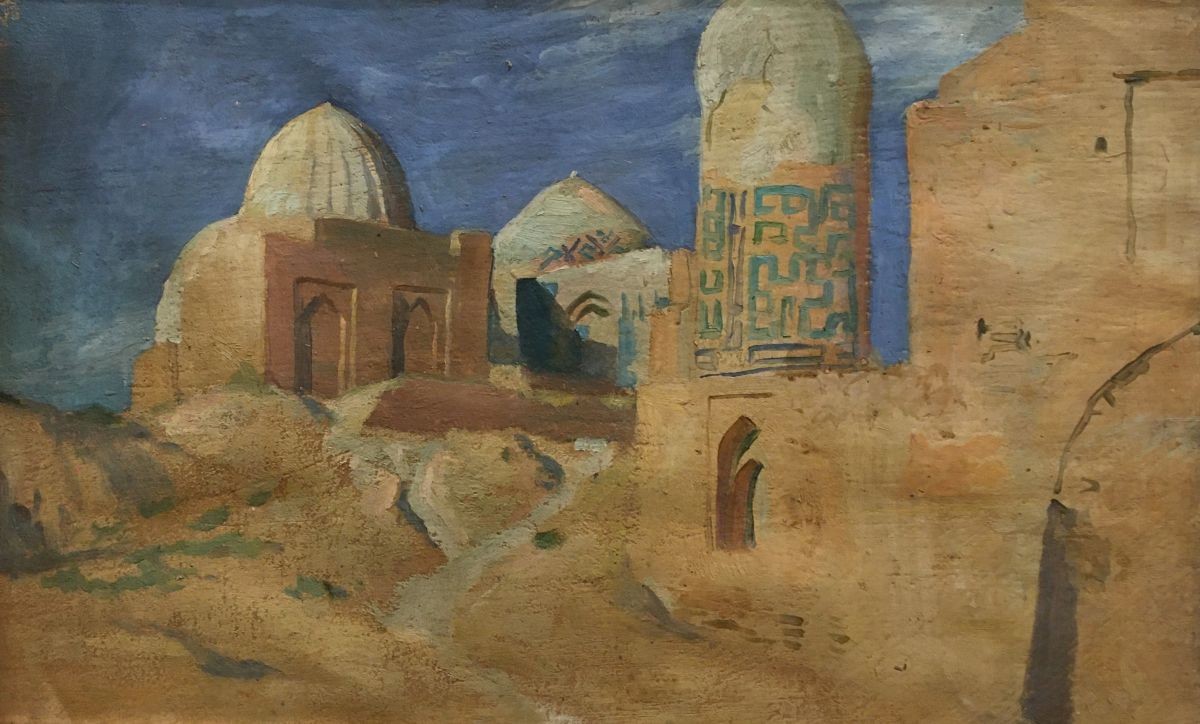 Степан Карпов. «Мавзолей». 1925. ГТГ