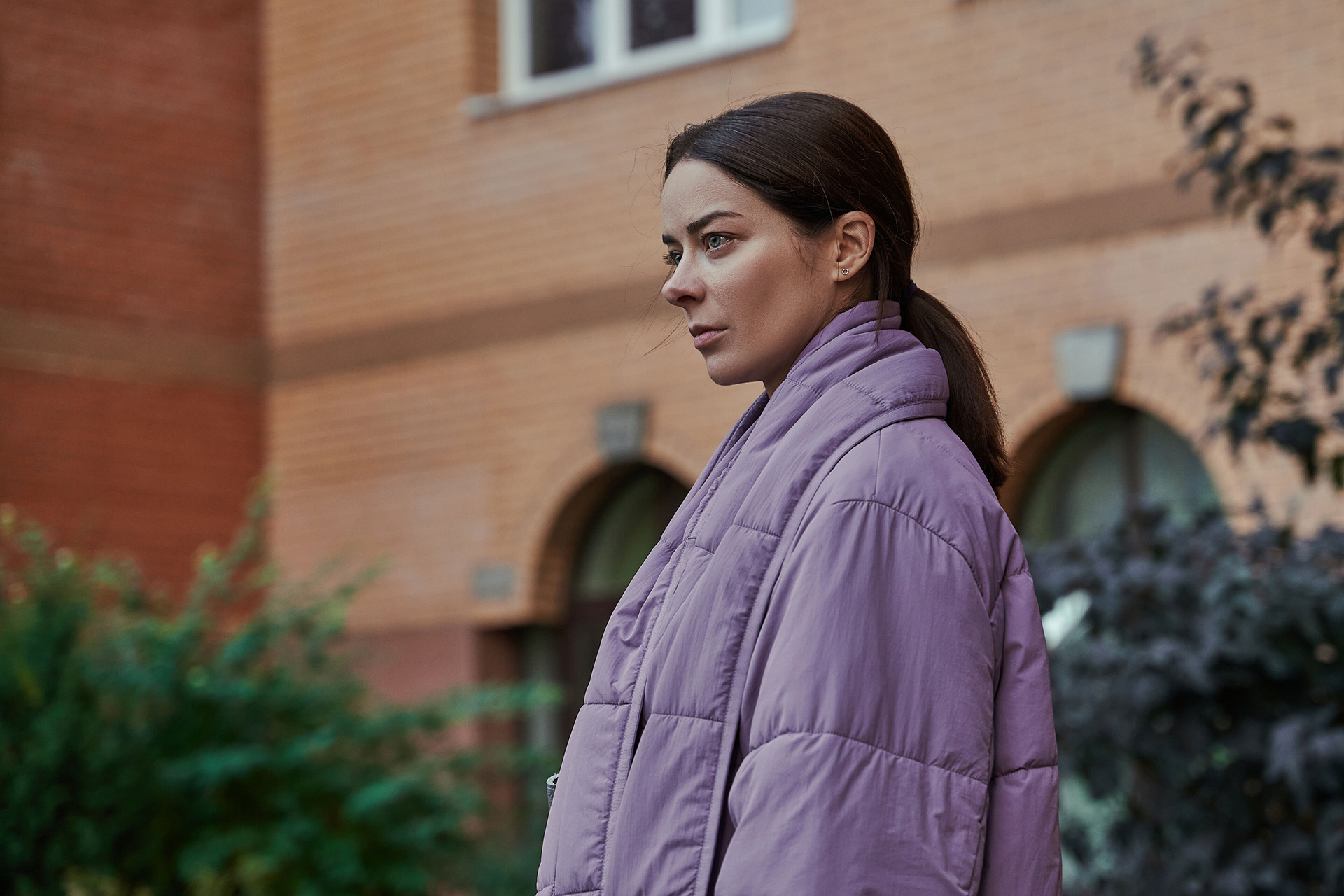 Марина Александрова на съёмках сериала«Дыши»