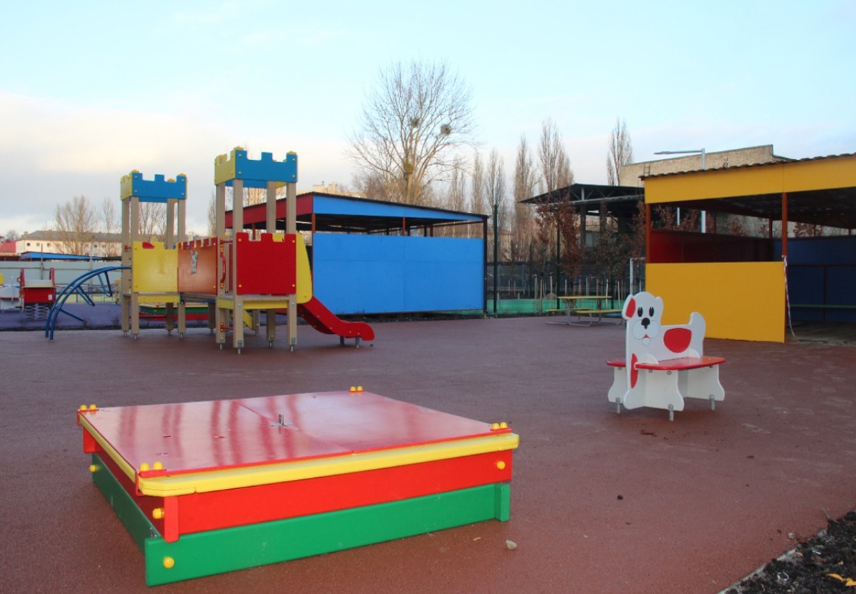Площадка на территории детского сада в Калининграде