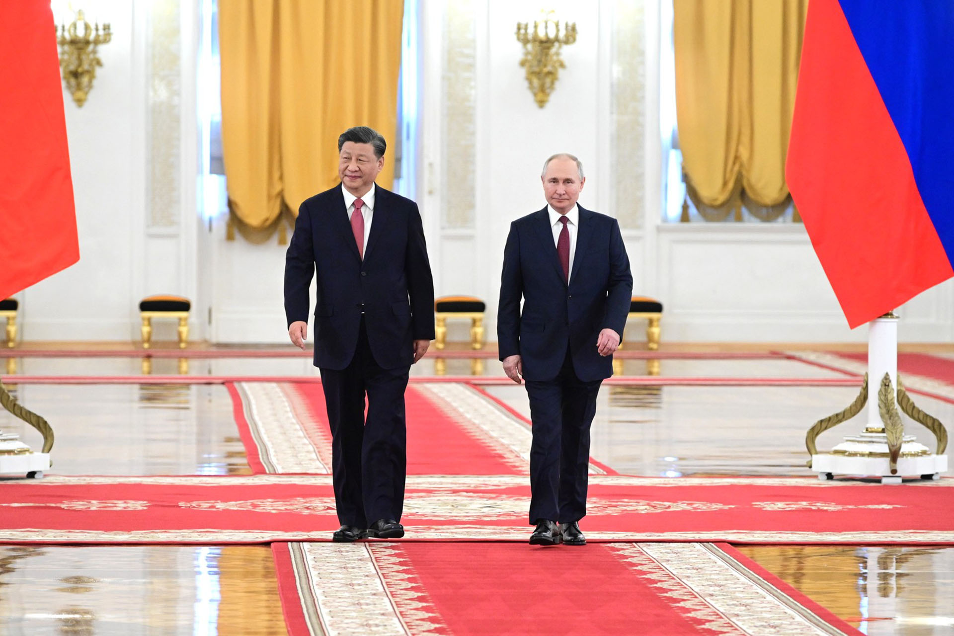 Владимир Путин с Си Цзиньпином