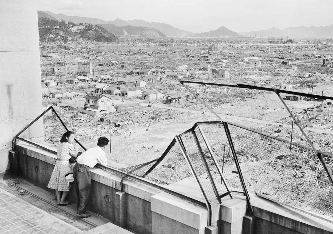 Хиросима во время восстановительных работ