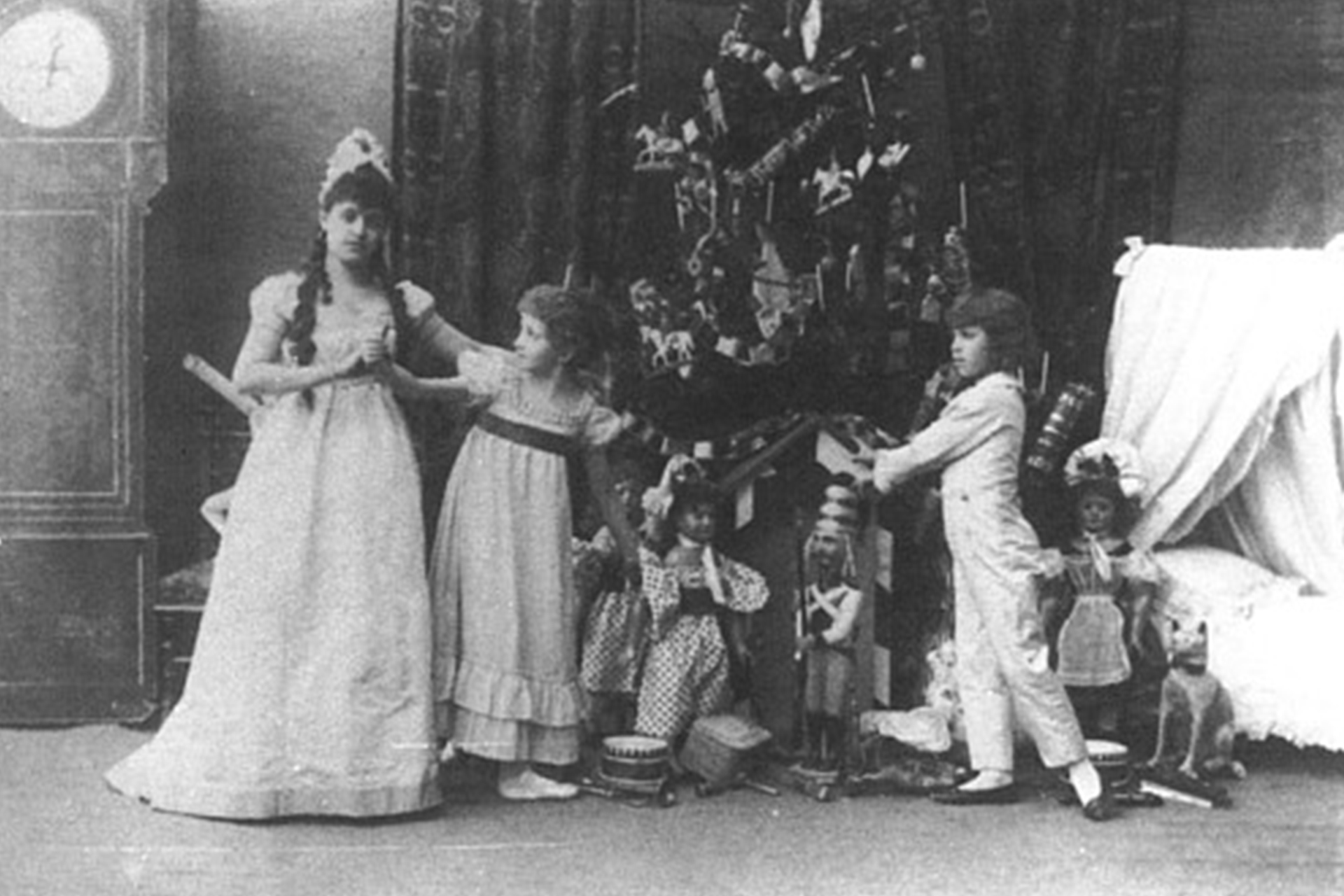 Фрагмент спектакля «Щелкунчик» в постановке Императорского Мариинского театра, 1892 год