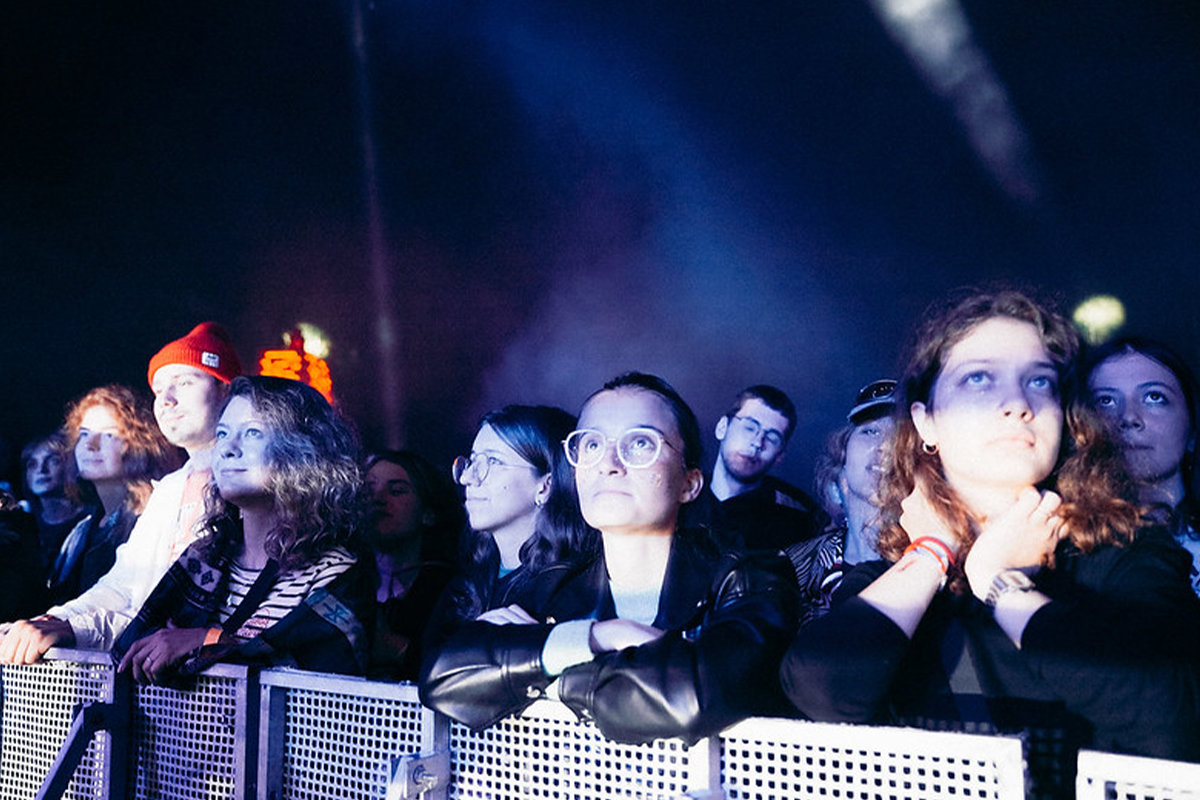 Зрители во время концерта