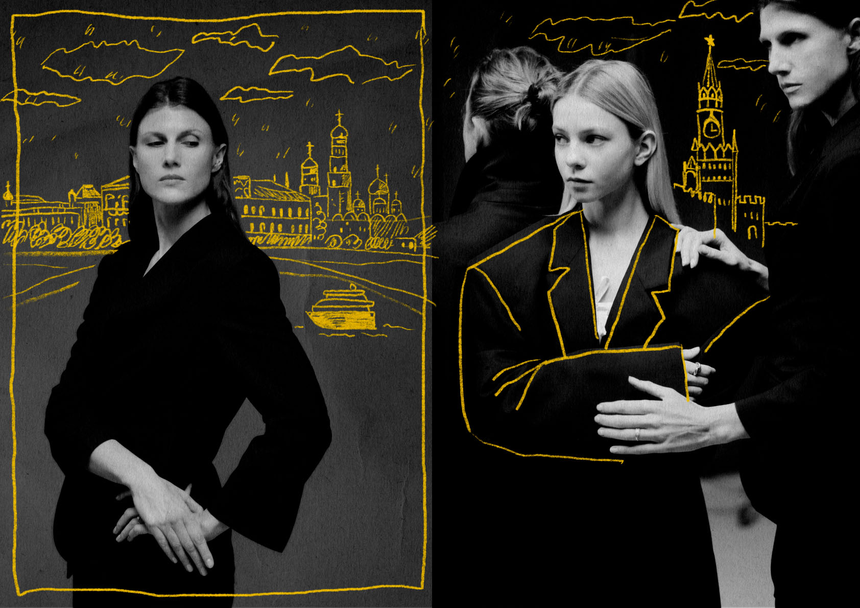 Марьяна Спивак, Наталья Павленкова и Александра Бабаскина