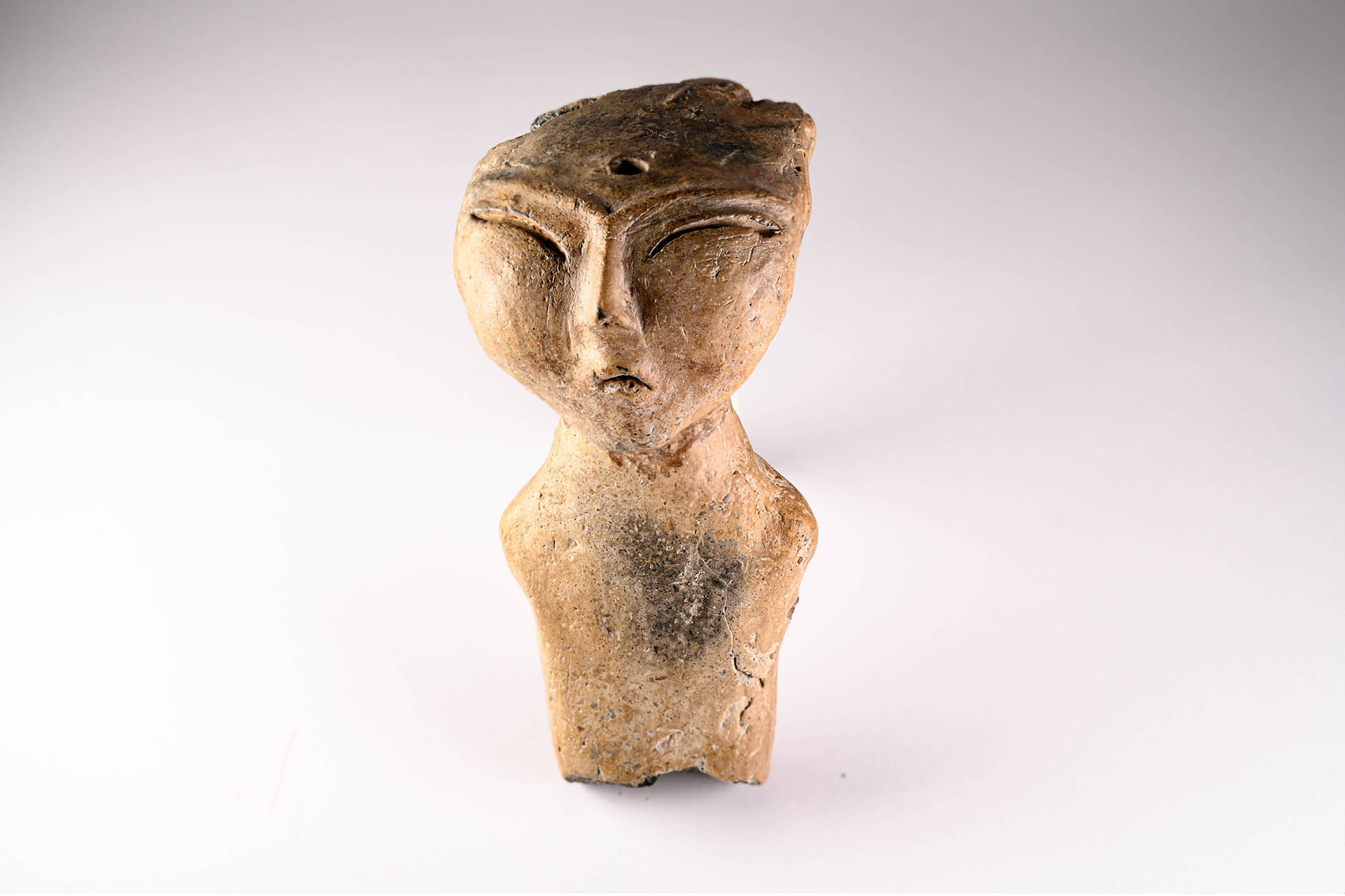 «Кондонская Нефертити» или «Амурская Нефертити». IV–III тыс. до н.э. Глина, скульптурная лепка