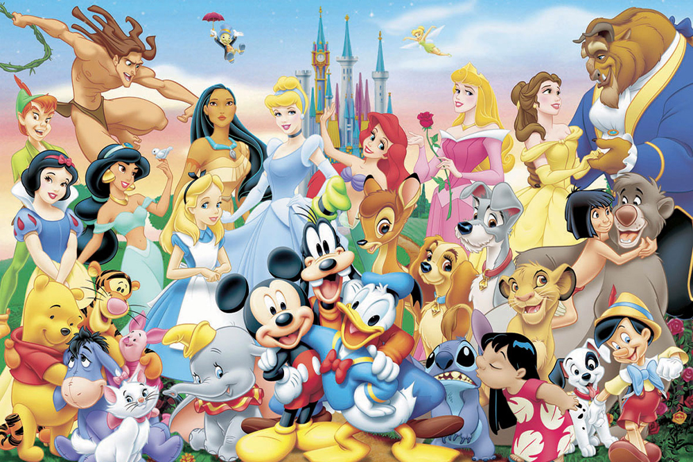 Персонажи из мультфильмов Disney