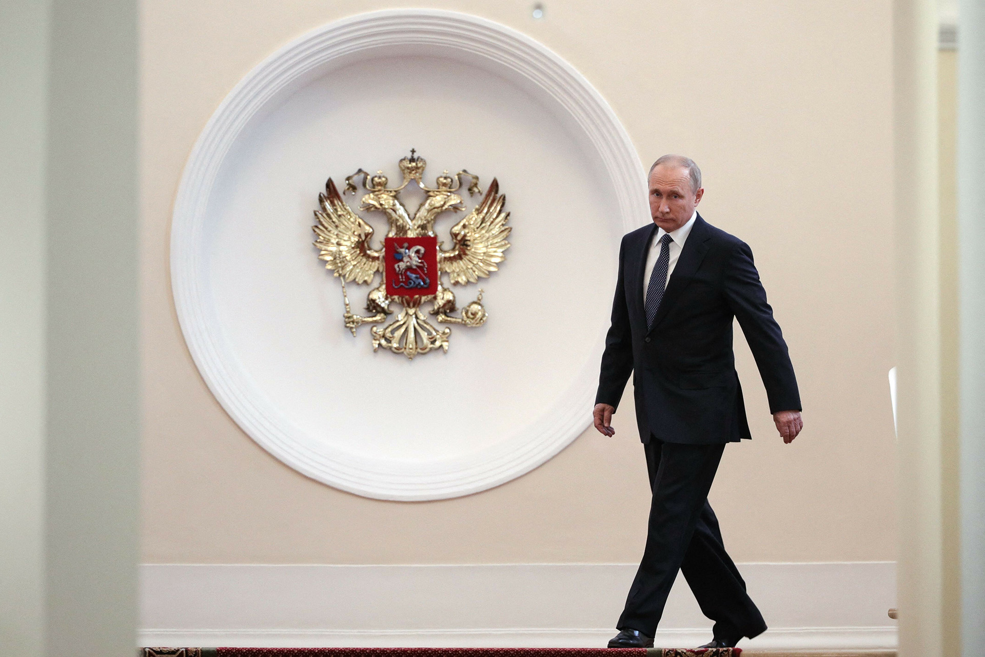 Владимир Путин перед церемонией инаугурации, 7 мая 2018 года