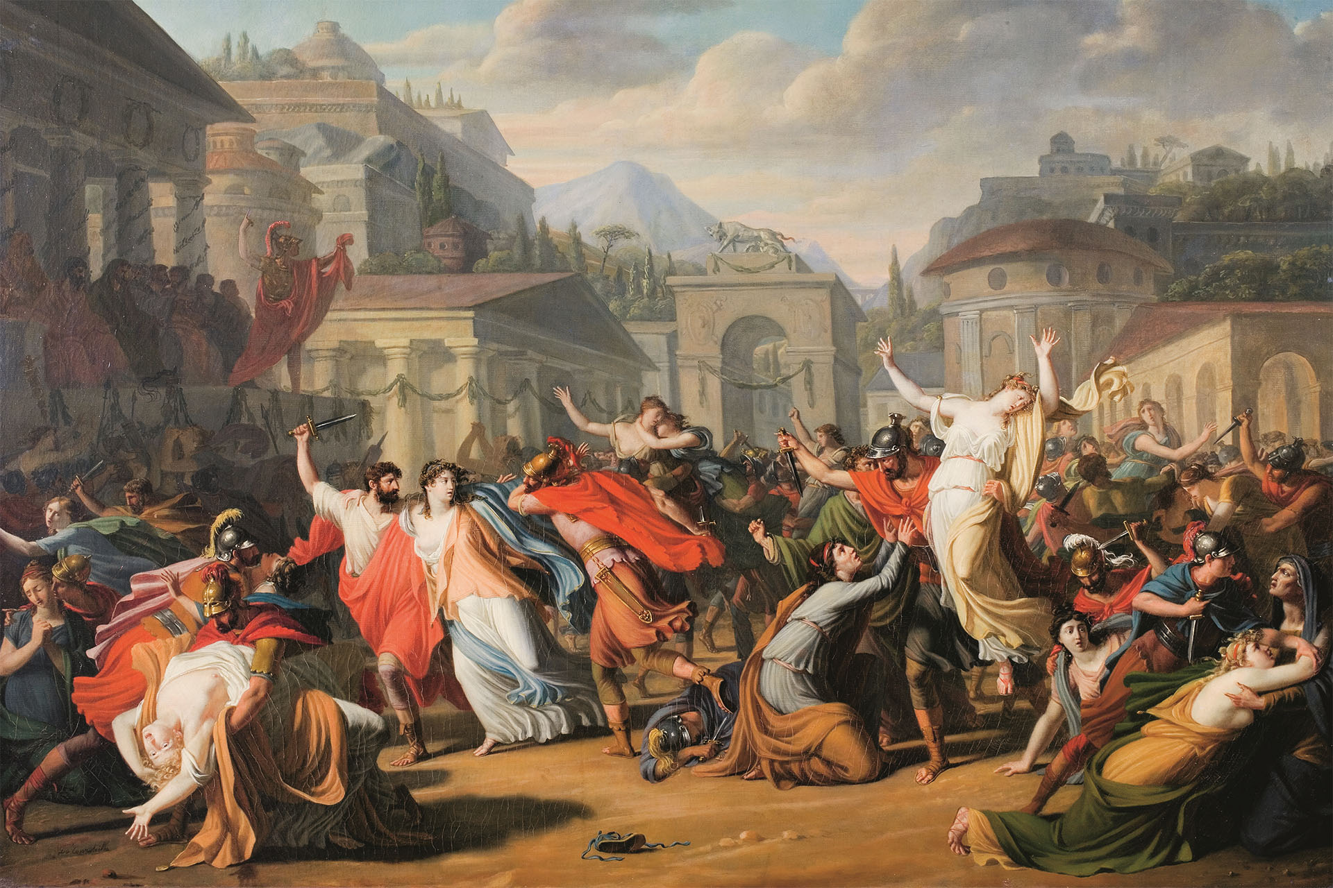 «Похищение сабинянок», Никола де Куртейль, 1810-1820 годы