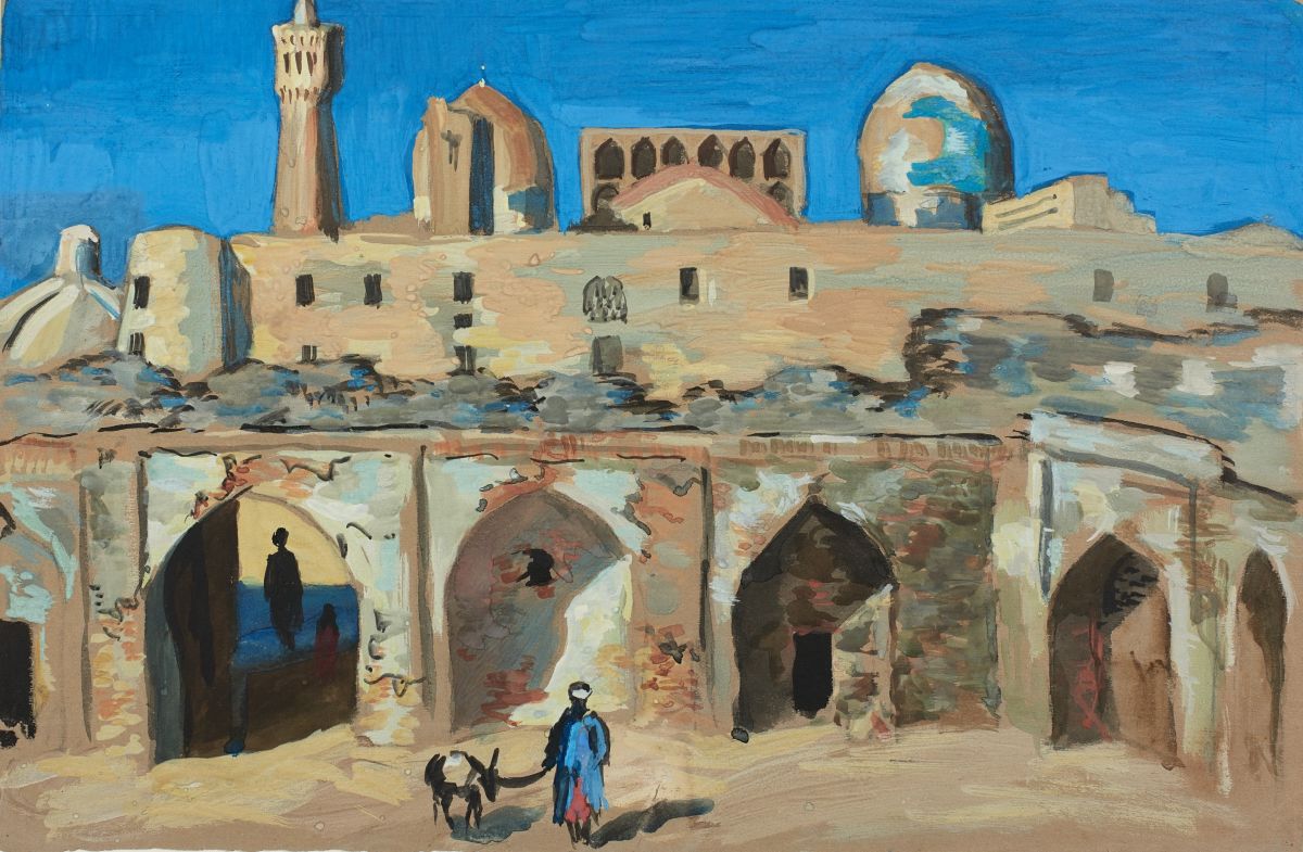 Лев Крамаренко. «Вечер в Бухаре». 1935. ГТГ
