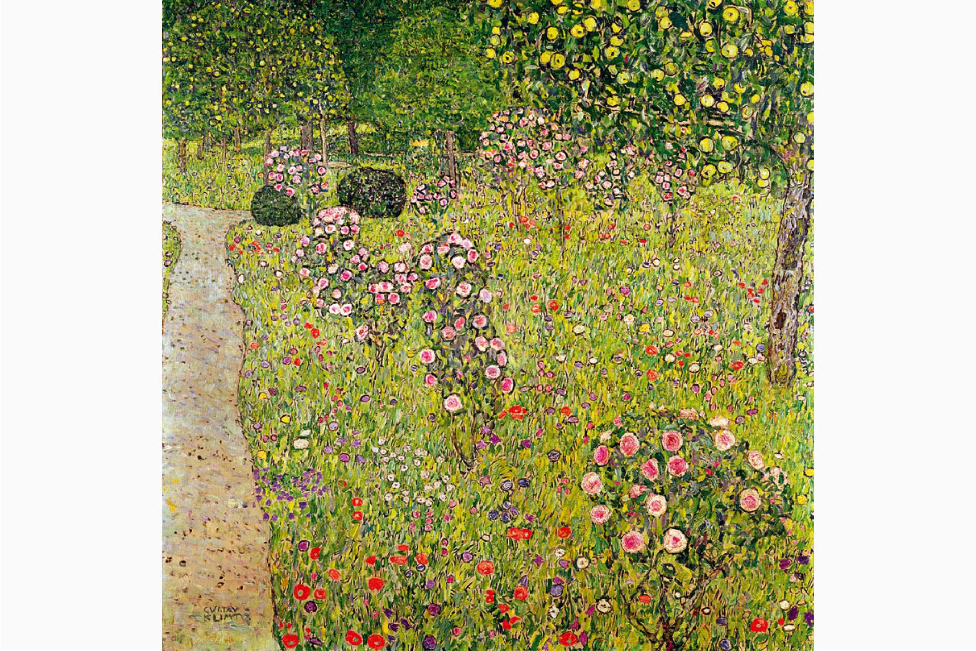 Густав Климт «Розовый сад», 1912 год
