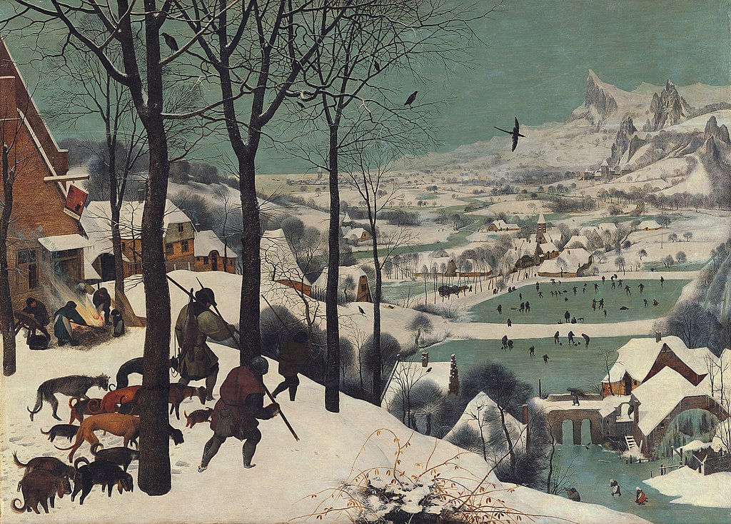 Охотники на снегу. 1565 г. Музей истории искусств, Вена