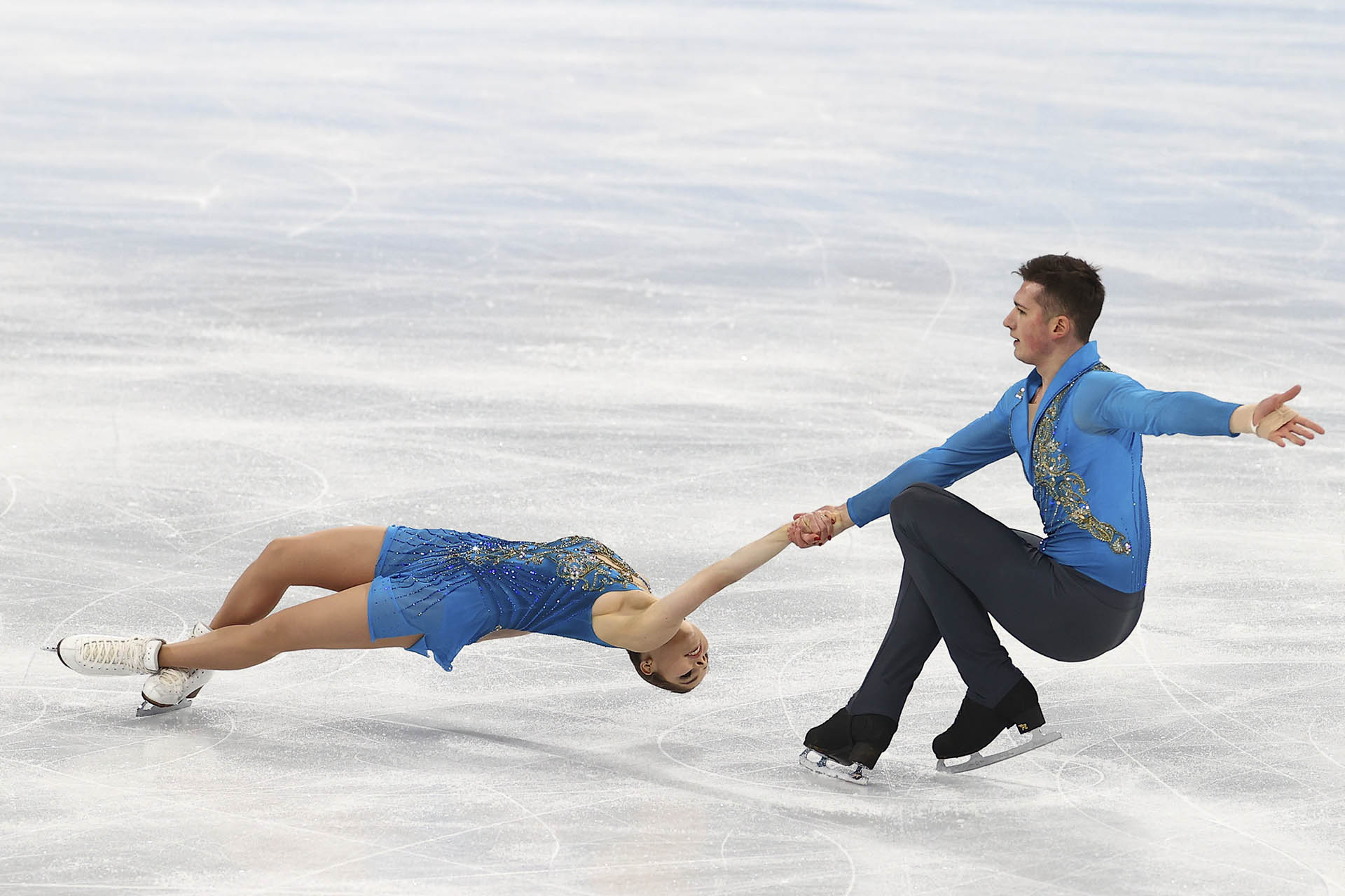 Анастасия Мишина и Александр Галлямов на Олимпиаде в Пекине