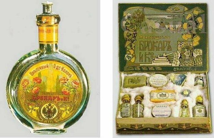 Одеколон «Цветочный» и парфюмерный набор Генриха Брокара